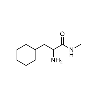 2-氨基-3-环己基-N-甲基丙酰胺结构式