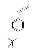 4-(三氟甲硫基)苯基异硫氰酸酯结构式