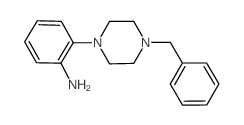 2-(4-苄基-哌嗪-1-基)苯胺结构式