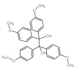 1,1,2,2-Tetrakis(4-methoxyphenyl)-1,2-ethanediol Structure