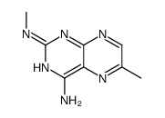 2,4-Pteridinediamine,N2,6-dimethyl-(9CI)结构式