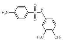 4-氨基-N-(3,4-二甲基苯基)苯磺酰胺结构式
