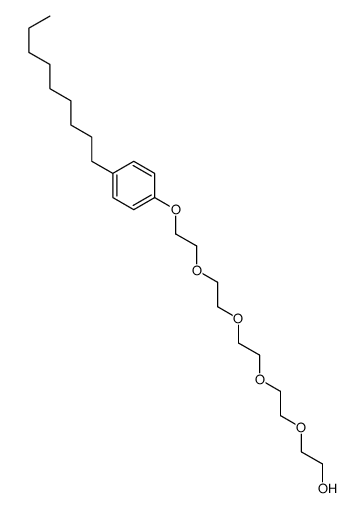 14-(4-壬基苯氧基)-3,6,9,12-四氧杂十四碳烯-1-醇结构式
