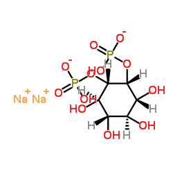 D-肌肌醇1,2-二磷酸钠盐结构式