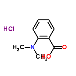 2-(二甲基氨基)苯甲酸盐酸盐结构式