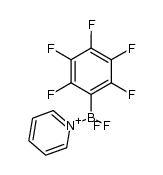 (pentafluoro phenyl) difluoro borane * pyridine结构式