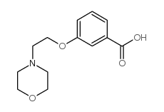3-(2-吗啉-4-基-乙氧基)-苯甲酸结构式