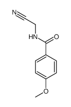 N-(氰基甲基)-4-甲氧基苯甲酰胺结构式