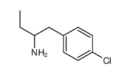 1-(4-chlorophenyl)-2-aminobutane结构式