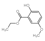 2-羟基-5-甲氧基苯甲酸乙酯结构式