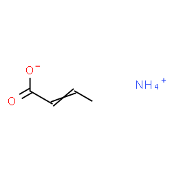 Ammonium 2-butenoate Structure