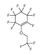 2,3,3,4,4,5,5,6,6-Nonafluoro-1-(2,2,2-trifluoroethoxy)-1-cyclohexene结构式