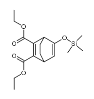 diethyl 5-(trimethylsilyloxy)bicyclo[2.2.2]octa-2,5-diene-2,3-dicarboxylate结构式