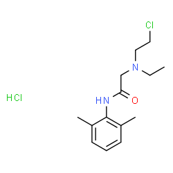 2-[(2-Chloroethyl)ethylamino]-2',6'-acetoxylididehydrochloride structure
