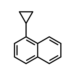1-环丙基萘结构式