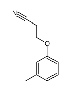 3-(3-methylphenoxy)propanenitrile Structure