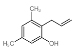 Phenol,3,5-dimethyl-2-(2-propen-1-yl)-结构式