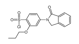 2-丙氧基-4-(N-邻苯二甲酰亚胺基)苯磺酰氯结构式