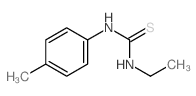 Thiourea,N-ethyl-N'-(4-methylphenyl)- Structure