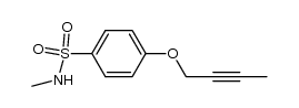 4-But-2-ynyloxy-N-methyl-benzenesulfonamide Structure