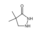 4,4-dimethylpyrazolidin-3-one结构式