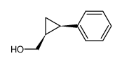 (1S,2R)-2-phenylcyclopropylmethanol结构式