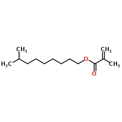 2-甲基-2-丙烯酸异癸酯结构式
