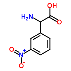 (s)-间硝基苯甘氨酸结构式