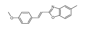 2-[2-(4-methoxyphenyl)ethenyl]-5-methyl-1,3-benzoxazole Structure