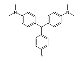 4-[[4-(dimethylamino)phenyl]-(4-fluorophenyl)methyl]-N,N-dimethylaniline结构式