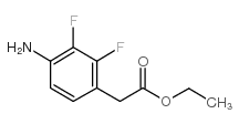 4-氨基-2,3-二氟苯乙酸乙酯结构式