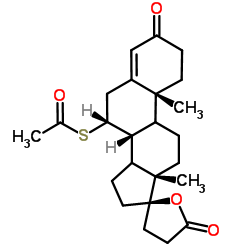 7β-Spironolactone Structure