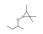 Aziridine, 2,2,3-trimethyl-1-(1-methylpropoxy)- (9CI)结构式