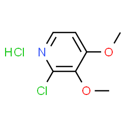 2-chloro-3,4-dimethoxypyridine:hydrochloride Structure