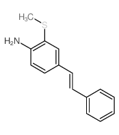 2-methylsulfanyl-4-(2-phenylethenyl)aniline picture