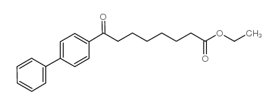 ETHYL 8-(4-BIPHENYL)-8-OXOOCTANOATE结构式