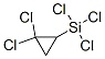 1,1-Dichloro-2-(trichlorosilyl)cyclopropane结构式