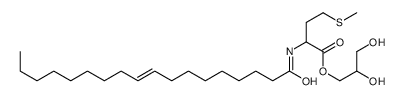 4-methylsulfanyl-2-[[(Z)-octadec-9-enoyl]amino]butanoic acid,propane-1,2,3-triol结构式