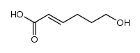 (E)-6-hydroxy-2-hexenoic acid结构式