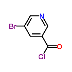 5-溴吡啶-3-羰酰氯结构式