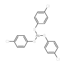 tris[(4-chlorophenyl)sulfanyl]arsane结构式