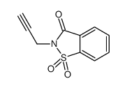 2-(2-propynyl)-1,2-benzisothiazol-3(2H)-one 1,1-dioxide structure