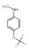 N1-甲基-4-三氟甲氧基苯胺结构式