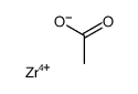 zirconium(4+) acetate结构式