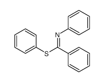 phenyl-(phenylthio)-[phenylimino]-methane Structure