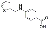 4-[(噻吩-2-基甲基)-氨基]-苯甲酸结构式