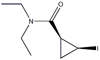 (cis)-N,N-diethyl-2-iodocyclopropanecarboxaMide Structure