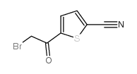 5-(2-溴乙基)-噻吩-2-甲腈结构式