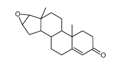 16,17-epoxy-4-androsten-3-one结构式