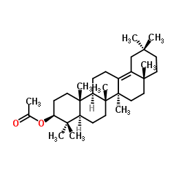 乙酸-DELTA-香树精酯结构式